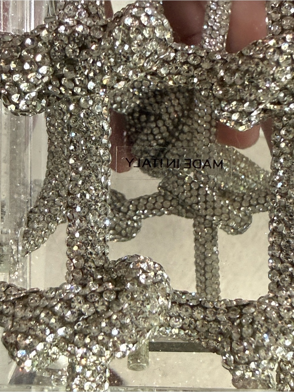 AUTHENTIC Cult Gaia Bess Shoulder Bag - Clear Crystal Acrylic Cage Bag - Picture 5 of 10